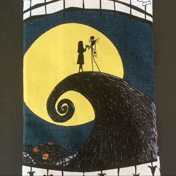 Disney The Nightmare Before Christmas Jack & Sally 2 Pack Kitchen Towels - Picture 4 of 6